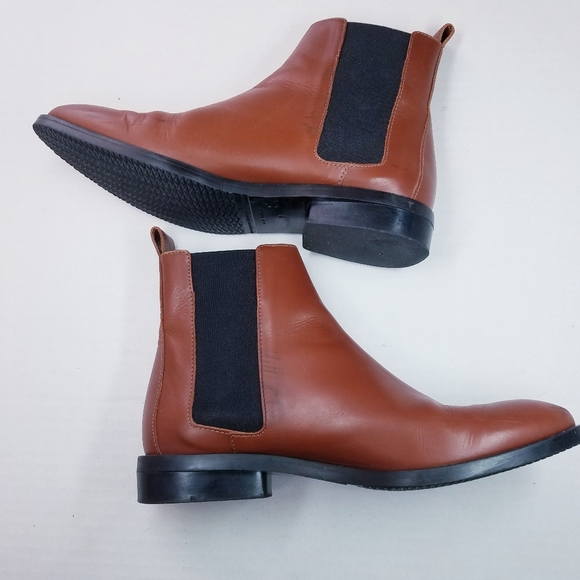 Everlane | Brown Leather Ankle‎ Boots 7.5 - Picture 4 of 13